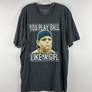 Unisex Sandlot You Play Ball Like A Girl Short Sleeve Graphic T-Shirt